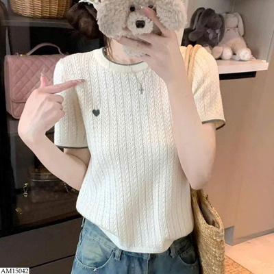 AM15042 ÁO LEN CỔ TRÒN