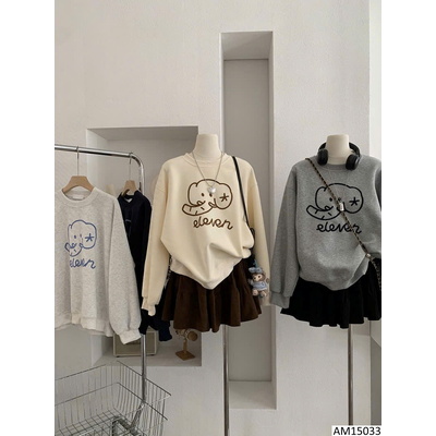 AM15033 ÁO NỈ CON VOI CHO NỮ