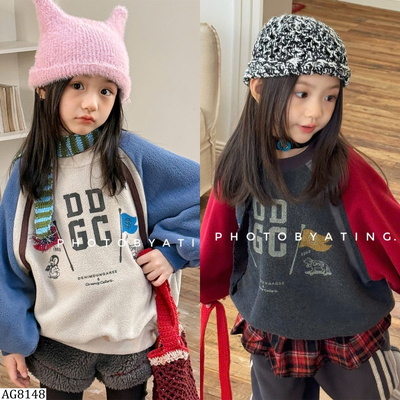 AG8148 ÁO NỈ PHỐI MÀU ADBABY giá mới