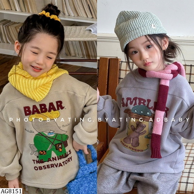 AG8151 ÁO NỈ BÉ GÁI ADBABY