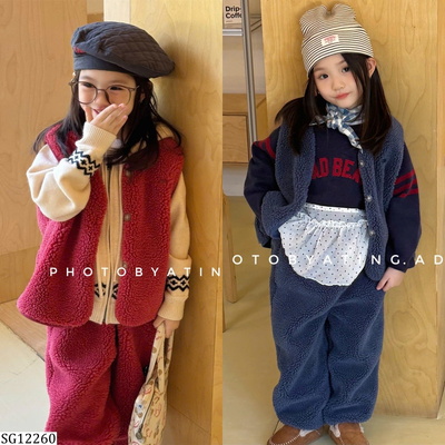 SG12260 SET ÁO GILE QUẦN LÔNG ADBABY