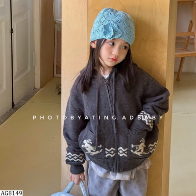 AG8149 ÁO KHOÁC LEN CÓ MŨ ADBABY