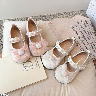 GG8290 GIÀY BÚP BÊ NƠ KITTY BG