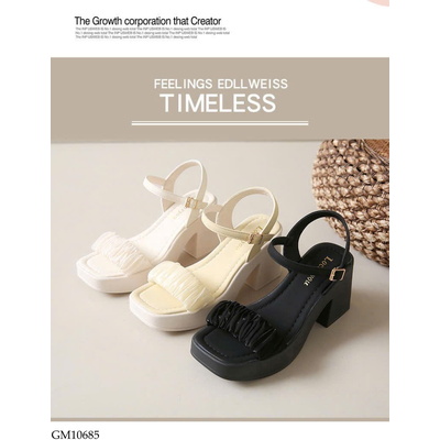 GM10685 DÉP SANDAL CAO GÓT MŨI VUÔNG