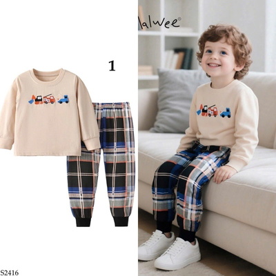 S2416 BỘ THU ĐÔNG CHO BÉ HÃNG Malwee