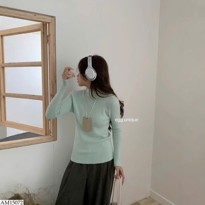 AM15072 ÁO LEN CỔ LỌ CHO NỮ