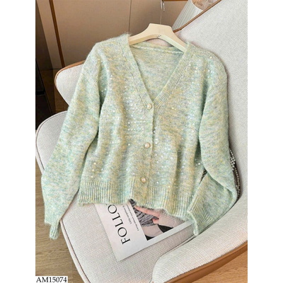AM15074 ÁO CARDIGAN LẤP LÁNH