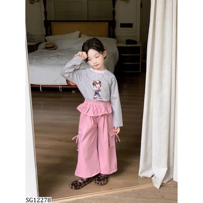 SG12278 SET ÁO MICKEY PHỐI QUẦN SUÔNG