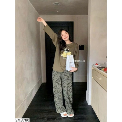 SM3780 BỘ NGỦ HỌA TIẾT CUTE CHO NỮ