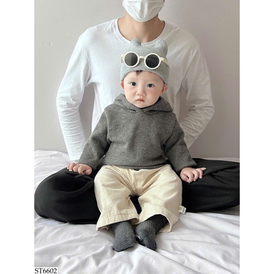 ST6602 ÁO LEN TAI PHỐI QUẦN CHO BÉ