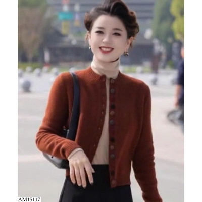 AM15117 ÁO CARDIGAN CÚC MÀU