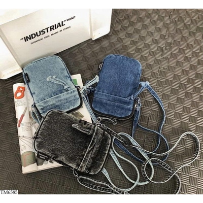 TM6585 TÚI ĐEO ĐIỆN THOẠI DENIM RÁCH