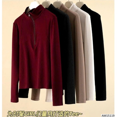 AM15119 ÁO CỔ KHÓA CHO NỮ