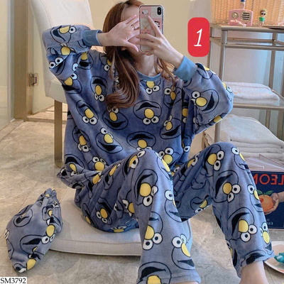 SM3792 BST BỘ NGỦ LÔNG HOẠT HÌNH NỮ