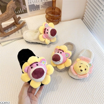 GG8312 DÉP SỤC LÔNG GẤU CUTE