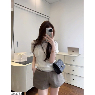 SM3783 SET ÁO LEN PHỐI QUẦN SHORT W.G.W.E
