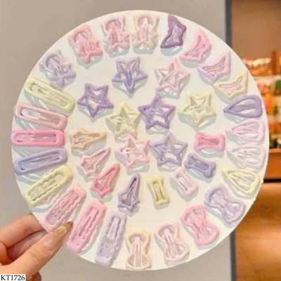 KT1726 SET 36 KẸP TÓC DỄ THƯƠNG CHO BÉ