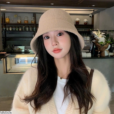 MM1636 MŨ XÔ LEN LÔNG CỪU NỮ