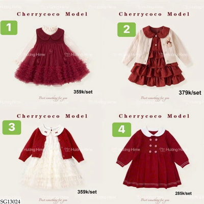 SG13024 SET BỘ TONE ĐỎ CHERRYCOCO 