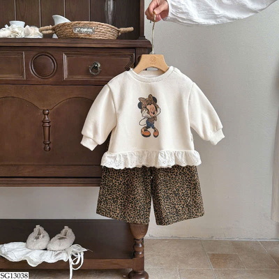 SG13038 SET ÁO MICKEY MIX QUẦN DÀI BG