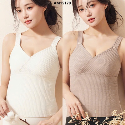 AM15179 ÁO 2 DÂY LÓT NHUNG NỮ