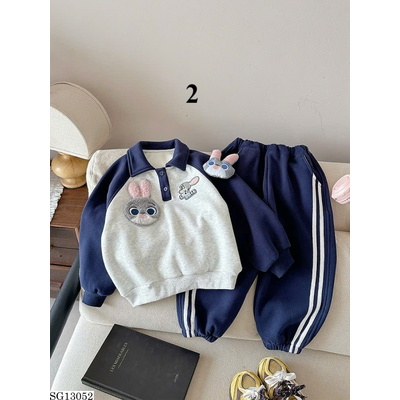 SG13052 SET ĐỒ KẺ SỌC BÉ GÁI