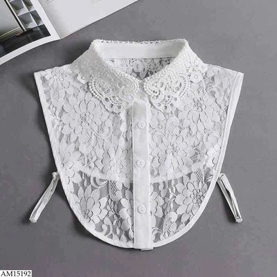 AM15192 CỔ ÁO SƠ MI REN HOA CHO NỮ