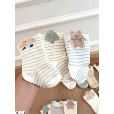 TC1911 SET 3 ĐÔI TẤT NEMO CUTE CHO BÉ
