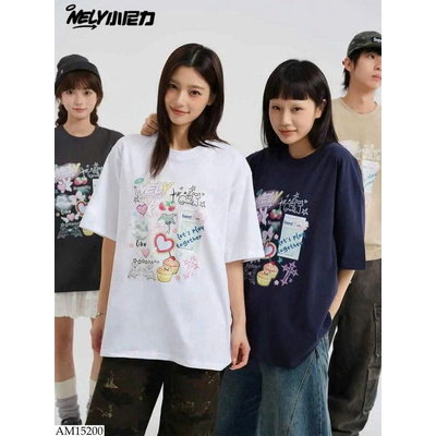 AM15200 ÁO PHÔNG HỌA TIẾT UNISEX NELLY