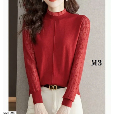 AM15218 ÁO GIỮ NHIỆT CỔ BÈO