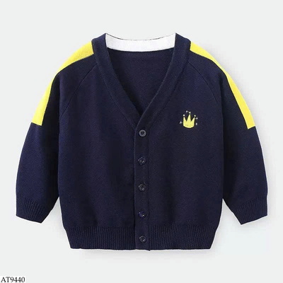 AT9440 ÁO LEN CARDIGAN CHO BÉ WELLKIDS