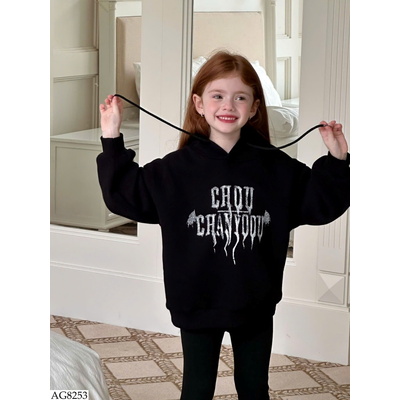 AG8253 ÁO HOODIE HỌA TIẾT CHO BÉ