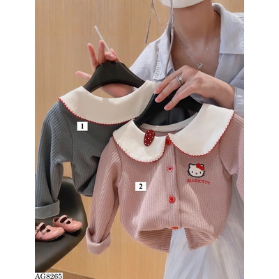 AG8265 ÁO THU ĐÔNG CÓ CỔ BÉ GÁI