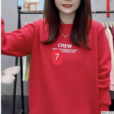 AM15255 ÁO NỈ HOODIE NỮ