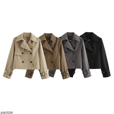 AM15250 ÁO MĂNG TÔ DÁNG NGẮN KASLEAD