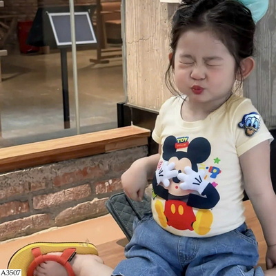 A3507 ÁO PHÔNG HOẠT HÌNH 3D CHO BÉ