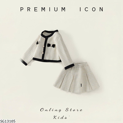 SG13105  SET DẠ TWEED HÃNG PREMIUM ICON