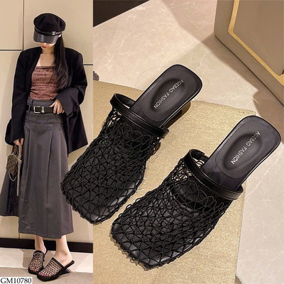 GM10780 DÉP CAO GÓT LƯỚI CHO NỮ