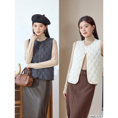 AM15297 ÁO KHOÁC GILE PHAO TRÁM CHO NỮ