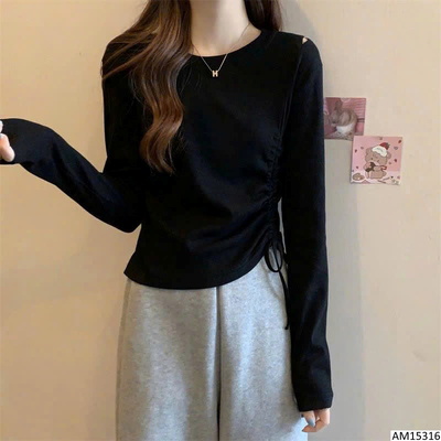 AM15316 ÁO THUN RÚT EO