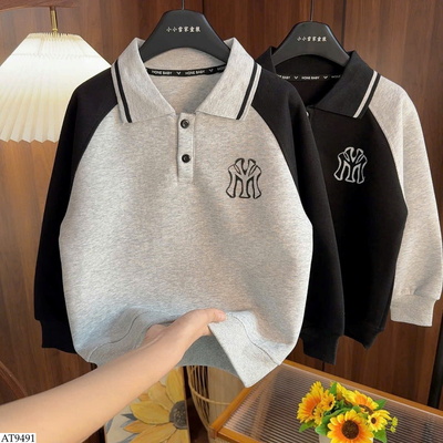 AT9491 ÁO POLO NỈ CHO BÉ