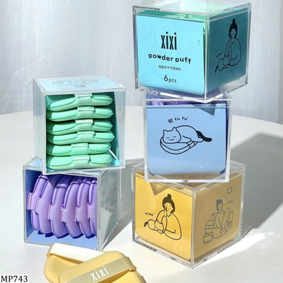 MP743 SET 6 BÔNG TRANG ĐIỂM