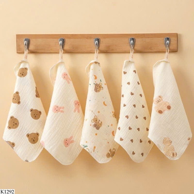 K1292 SET 10 KHĂN SỮA NGẪU NHIÊN CHO BÉ