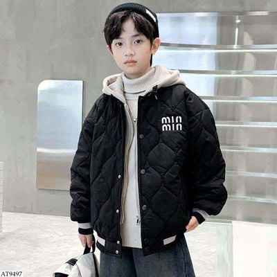 AT9497 ÁO KHOÁC PHAO TRẦN TRÁM CÓ MŨ BT
