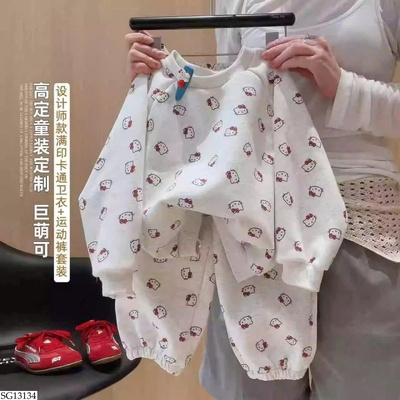 SG13134 BỘ NỈ MÈO KITTY CHO BÉ