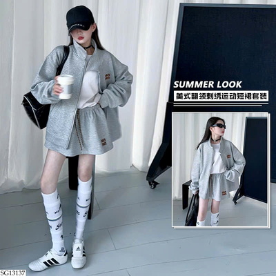 SG13137 BỘ KHOÁC NỈ BÉ GÁI