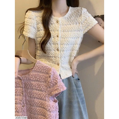 AM15340 ÁO CARDIGAN CỘC TAY NỮ