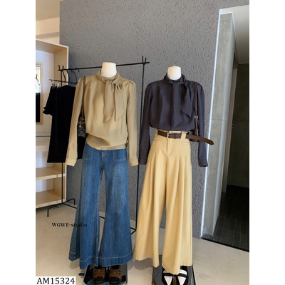 AM15324 ÁO SƠ MI LỤA W.G.W.E