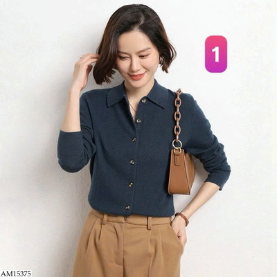 AM15375 ÁO LEN DỆT KIM CỔ ĐỨC