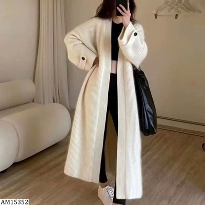 AM15352 ÁO CARDIGAN LEN HQ DÁNG DÀI